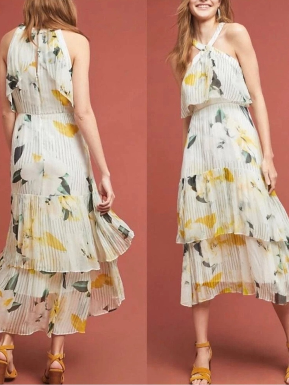 ANTHROPOLOGIE Garden Party Maxi Dress Size 20W